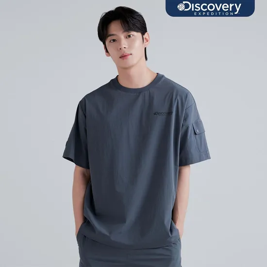 디스커버리 프레시벤트 경량 폴튼 고프코어 우븐 반팔티셔츠 (38,160원/무료)