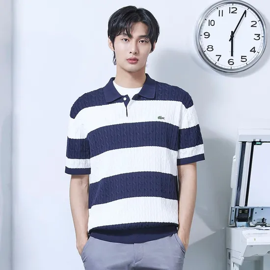 라코스테 남성 기능성 면 반팔 티셔츠 TH781E-55GH CCA (52,150원/무료)4