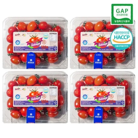 ]스테비아 대추방울토마토 토망고 500g*4팩 (9,980원/무료)33