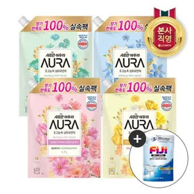 아우라 초고농축 섬유유연제 1.7리필4개(18,900원/무료)