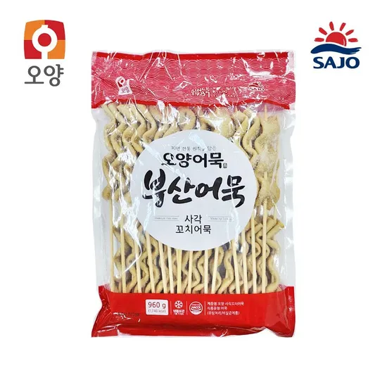 사조오양 부산 사각꼬치어묵 960g 30개 (9,990원/무료)3