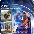 KINSCOTER 6 in 1 충전식 캠핑 팬($17.99) 킨코스터 휴대용 터보팬($8/무료)