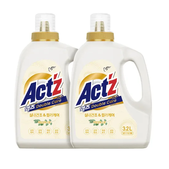 액츠 더블케어 플러스 세탁세제 3.2L 2개 (14,600원/무료)