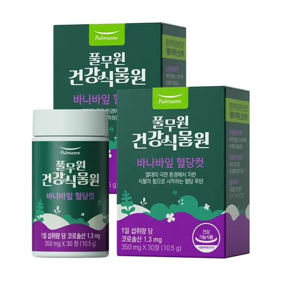 풀무원 건강 식물원 바나바잎 혈당컷 2박스