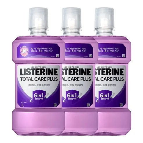 리스테린 토탈케어 플러스 1L 3개