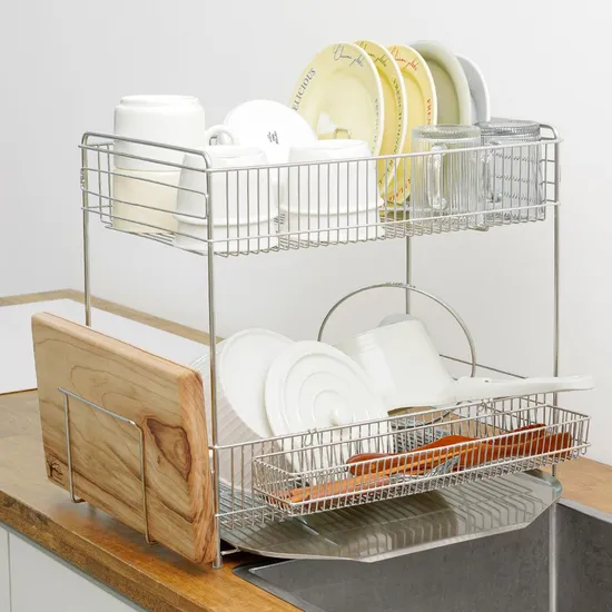 304올스텐 식기건조대 2단 수저통