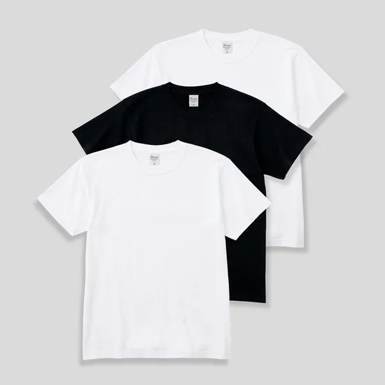 14수 7.4oz 헤비웨이트 오버핏 무지 반팔티 3장