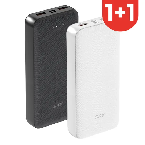 스카이 필 20W 고속 대용량 보조배터리 20000mAh S20 2개