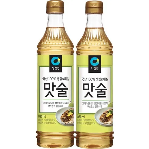 청정원 맛술 830ml 2개
