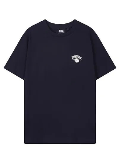 NBA 불스 닉스 팀 로고 빅 아트웍 반팔 티셔츠