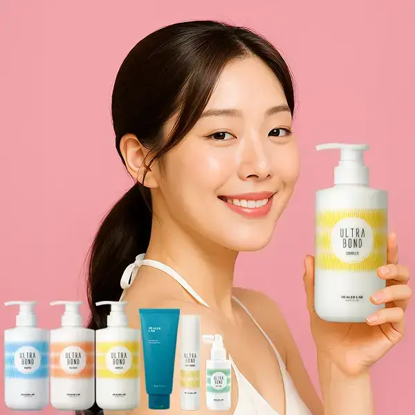 힐러랩 울트라본드 단백질 극손상 헤어팩 500ml 힐러랩 3종 체험키트