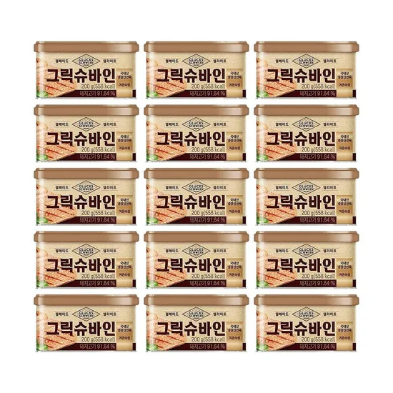 그릭슈바인 캔햄 200g x 15개