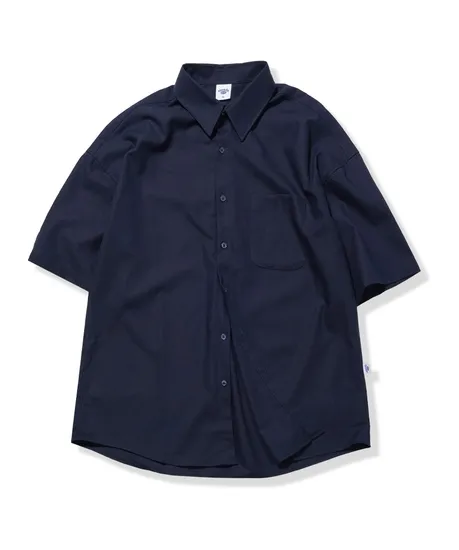 올데이 린넨 오버핏 반팔 셔츠