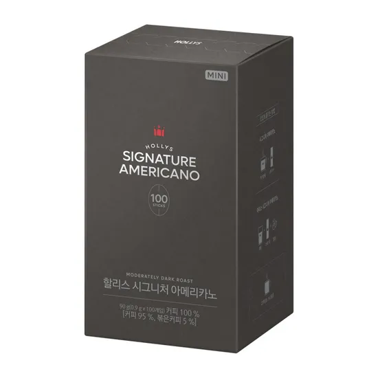 할리스 시그니처 아메리카노 미니 다크 100T 3팩