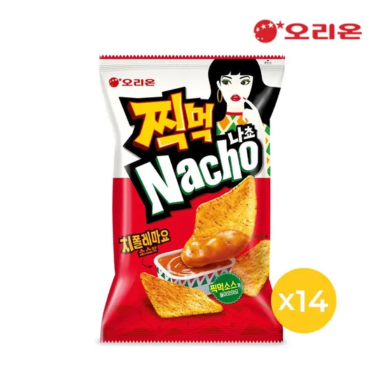 찍먹 나쵸 치폴레마요맛 84g 14개