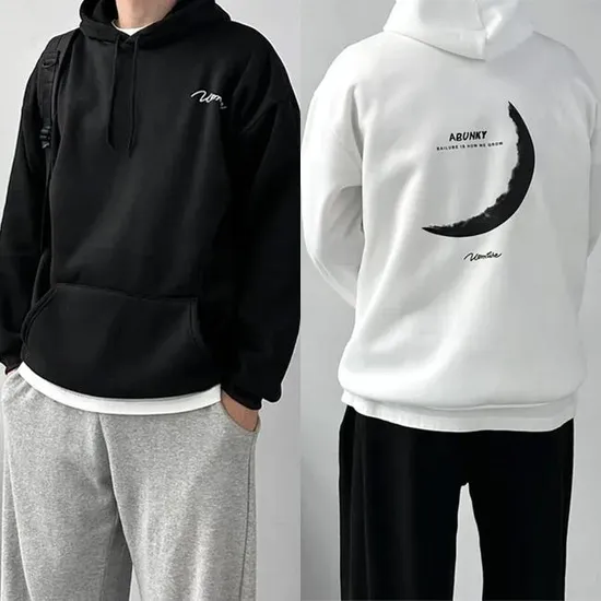 박스후드티 1+1 남여공용 후드티