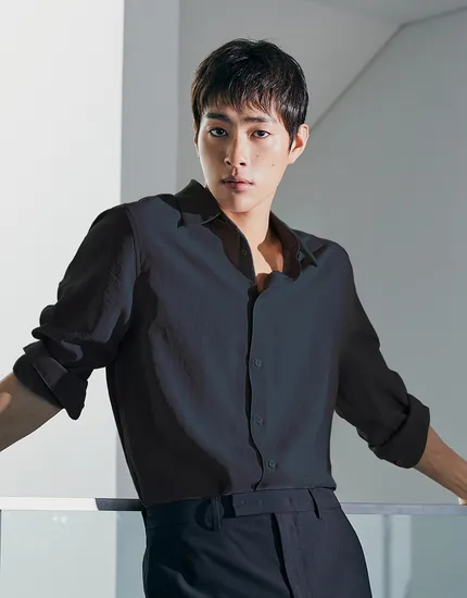 컨셉원 폴리 릴렉스핏 셔츠