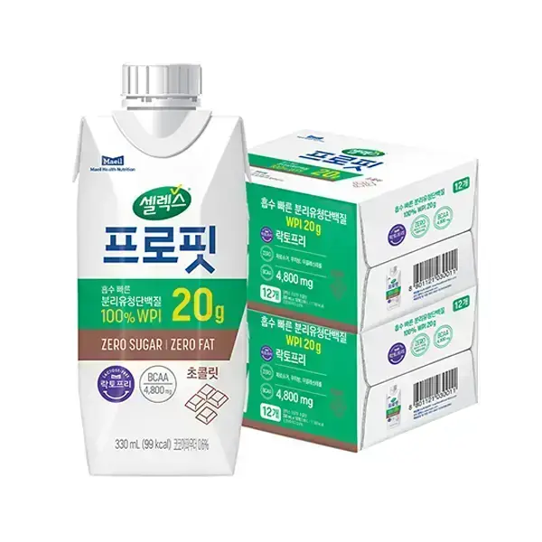 셀렉스 프로핏 웨이프로틴 초콜릿 24팩