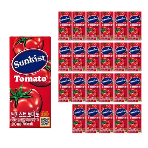 썬키스트 토마토 주스 200ml 24개