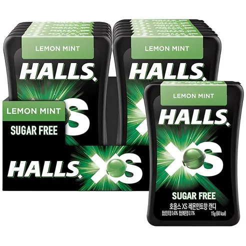 호올스 xs 레몬민트향 캔디 15g 12개