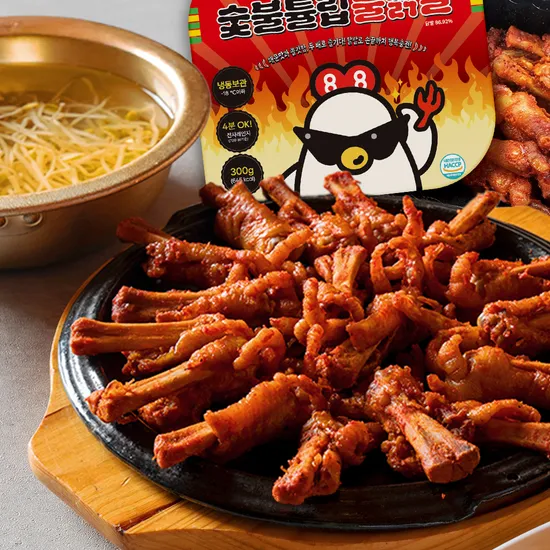 88포장마차 숯불 튤립 불 닭발 300g 2팩