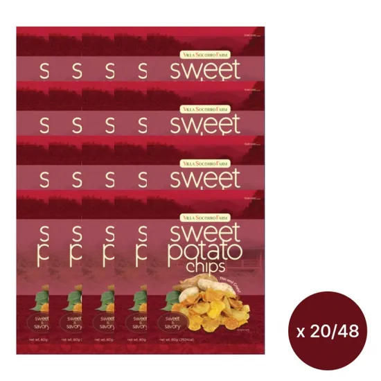 사바나나 크리스피 고구마칩 60g 20개