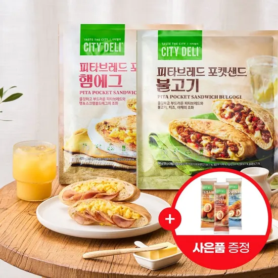 시티델리 치아바타 바질 3개 치아바타 스파이시치킨 3개 핫도그 2개