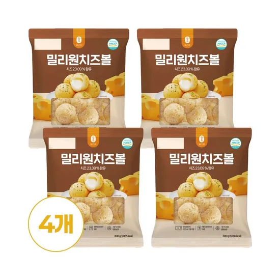가마치 밀리원 모짜렐라치즈볼 4팩