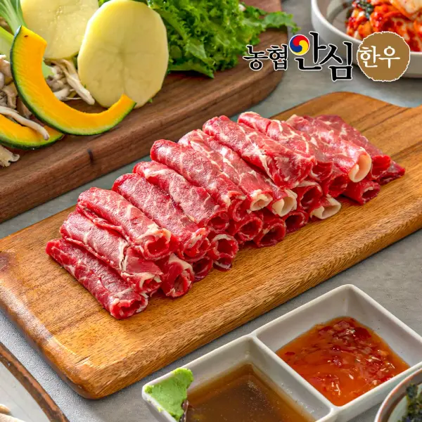 농협안심한우 샤브샤브용 대패 300g 2개 (18,980원/무료)2