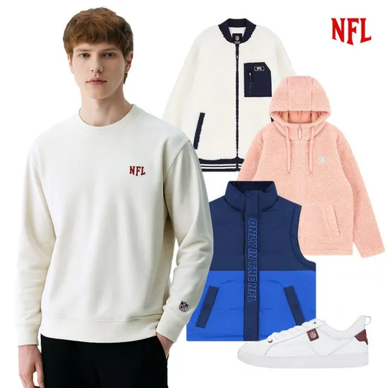 NFL 패딩 신발 백팩 플리스 티셔츠 외 다양