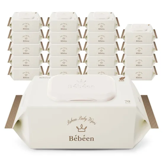 베베앙 프리미엄 골드 고평량물티슈 70매 20팩