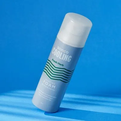 도루코 프레쉬 허브 쿨링 쉐이빙폼 210ML 1통
