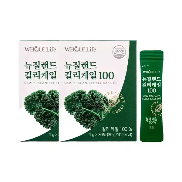 홀라이프 뉴질랜드 컬리케일 100 30입 2개