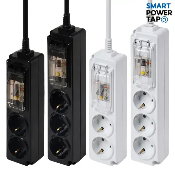 국산 멀티탭 배선차단 2구 안전커버