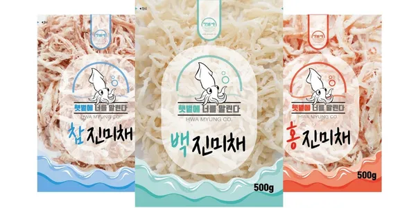 국내가공 백진미채 500g 1kg