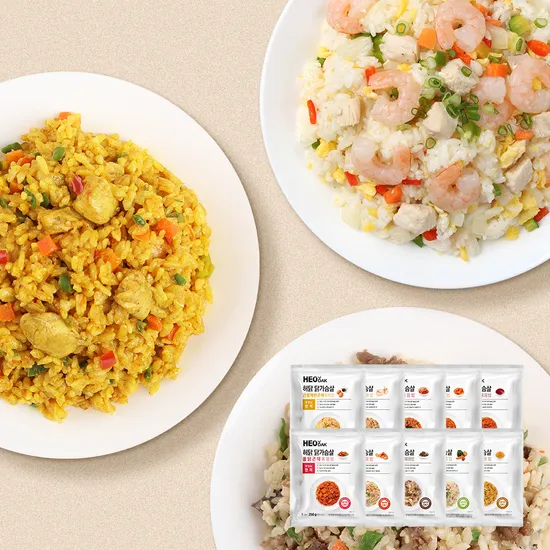 닭가슴살 곤약볶음밥 파기름 5팩 증정