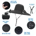 태양열 선풍기 모자 1개
