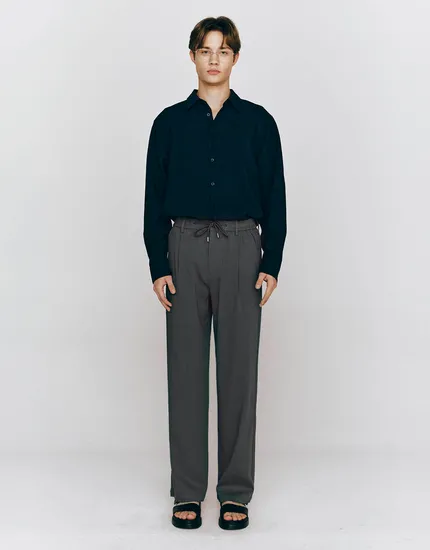 컨셉원 와이드핏 밴딩 팬츠