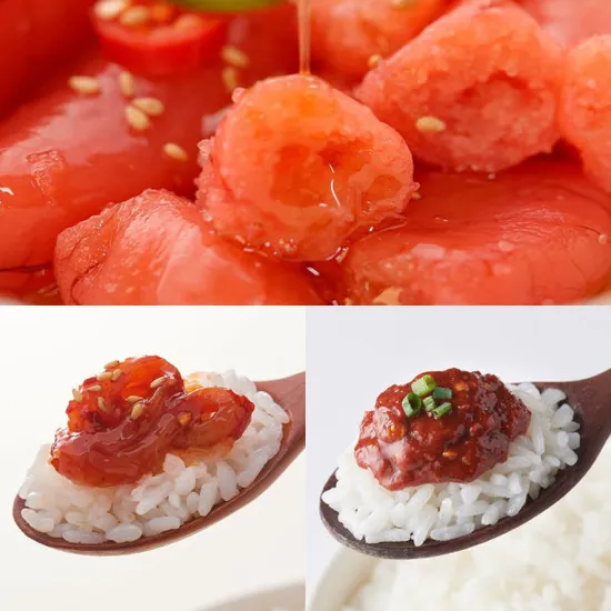 젓갈 3종 세트 명란 오징어 쌈장젓갈 총 600g