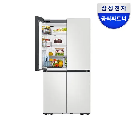 삼성 비스포크 냉장고 RM70F63R2A 코타화이트 4도어 키친핏 Max 640L