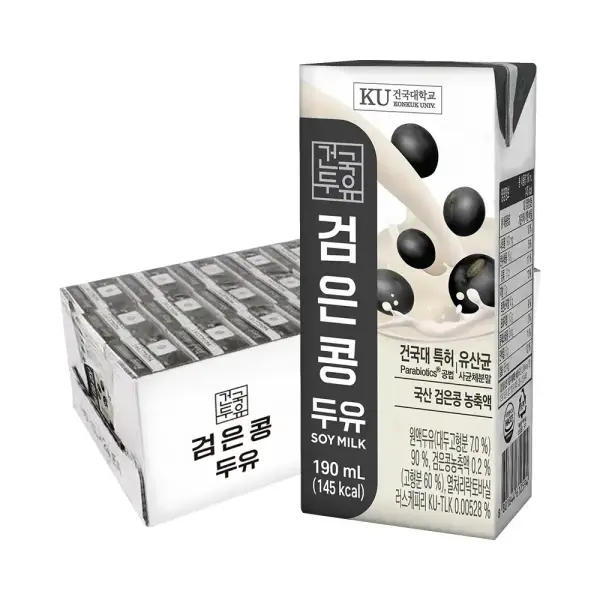 건국 검은콩 두유 190ml 24팩