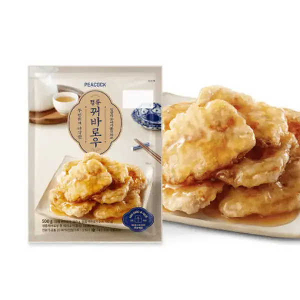 피코크 꿔바로우 500g x 4팩