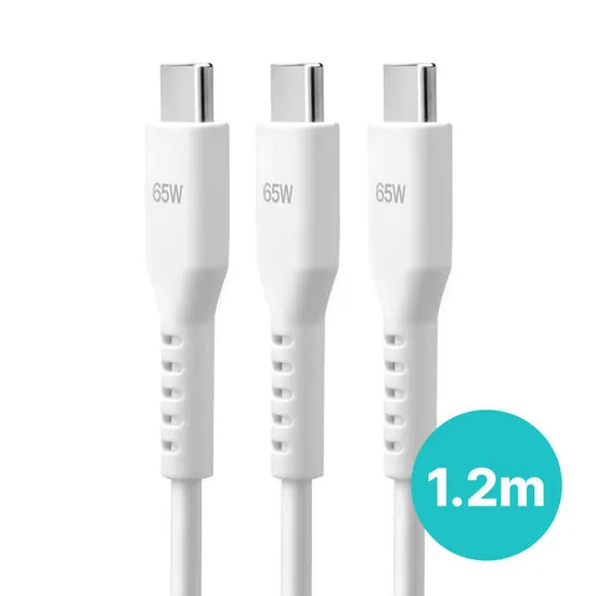 초고속 충전케이블 65W C타입 1.2m 3개세트