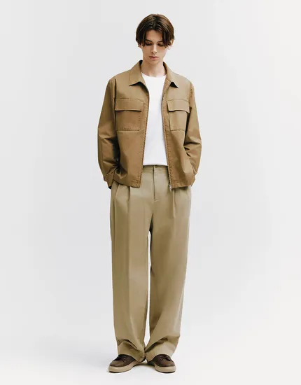 지오다노 와이드핏 치노팬츠