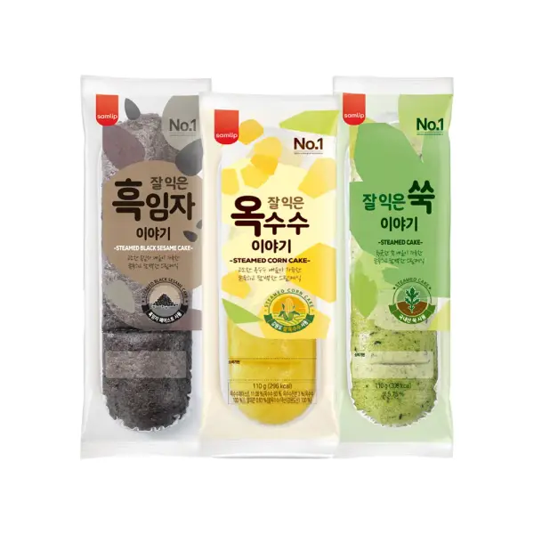 삼립 잘익은 옥수수 쑥 흑임자 이야기 혼합 9봉