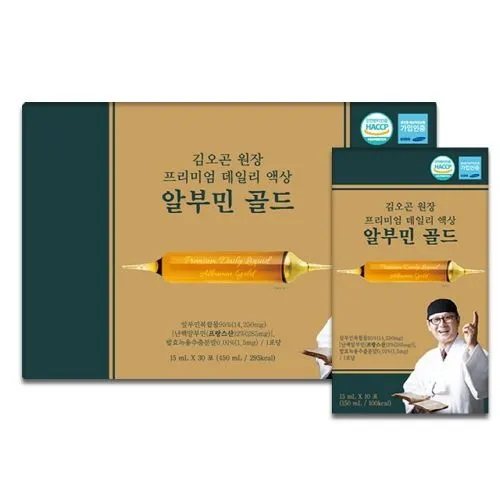김오곤원장 프리미엄 데일리 액상 알부민 골드 15ml*30포