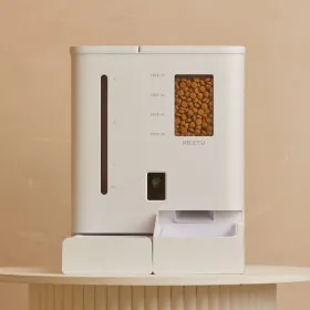 펫지니 듀얼 홈캠 자동 급식기 올인원