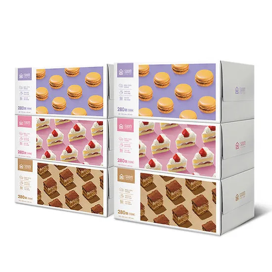 천연펄프 숨 베이직 각티슈 2겹 280매 6각