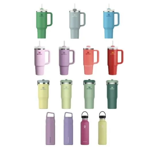 스탠리 퀜처 플로우 스테이트 텀블러 핫코랄 20온즈 외 다양