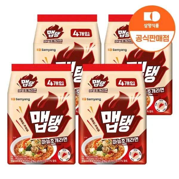 맵탱 마늘조개라면 16입